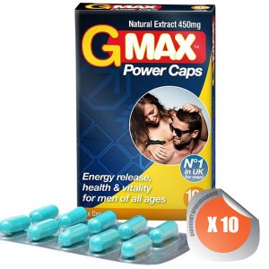 G MAX POWERCAPS 20cps pentru erectii puternice